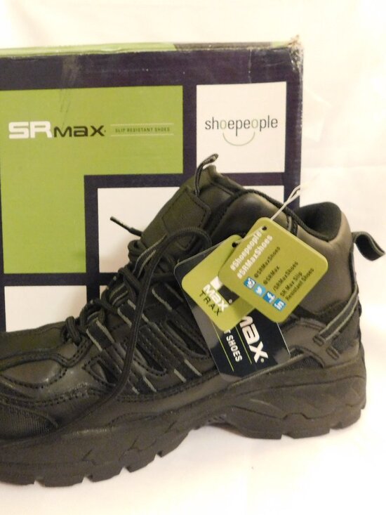 Brand New, SR Max Women's Ankle Boots, Black, Size 9 Steel Toe, Slip Resistant - Picture 1 of 3